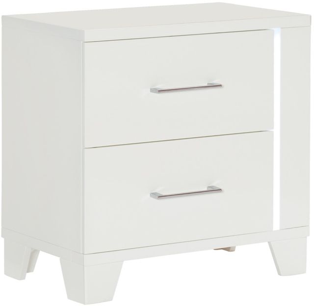 Homelegance® Kerren White Nightstand-0