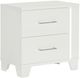 Homelegance® Kerren White Nightstand-0