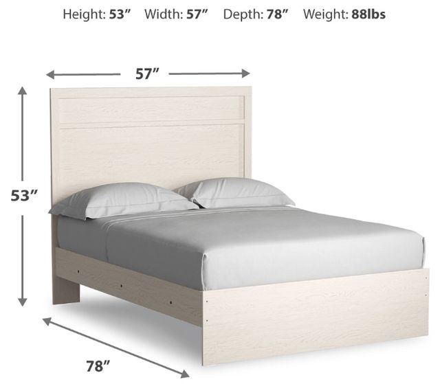 Signature Design by Ashley® Stelsie White Full Panel Bed-4