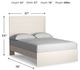Signature Design by Ashley® Stelsie White Full Panel Bed-4