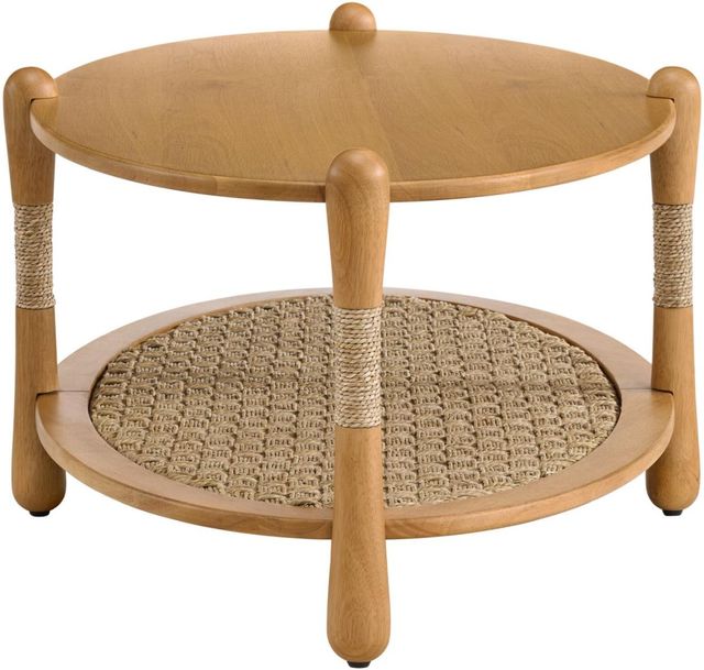 Martin Svensson Seagrass & Wood Natural Coffee Table-2
