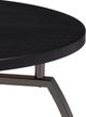 Coaster® Dacre Dark Charcoal End Table with Black Nickel Base-1