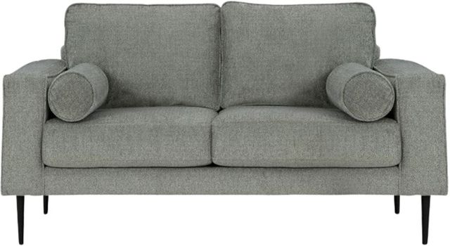 Signature Design by Ashley® Hazela Charcoal Loveseat-3