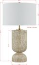 Forty West Garnet Brown Table Lamp-1
