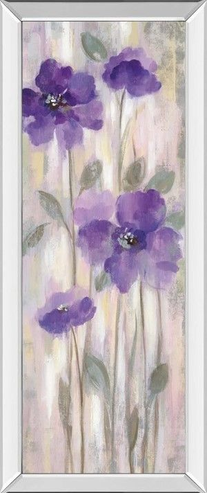 Classy Art Spring Floral I by Silvia Vassileva Mirrored Frame Wall Art-0