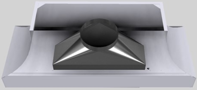 Vent-A-Hood® Designer Series 66" White Wall Mounted Range Hood-3