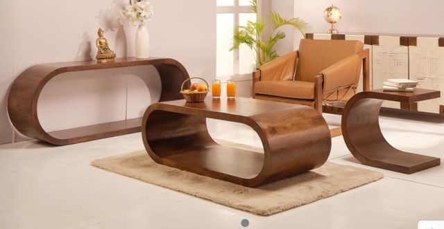 Jaipur Furniture Yareli Brown Side Table-1