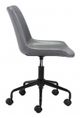 Zuo® Byron Gray Office Chair-2