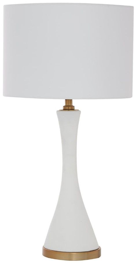 Deco Marche White Ceramic Table Lamp-0