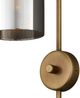 Currey & Company Severn Antique Brass/Smoke Wall Sconce-3
