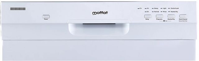 Moffat 24" White Built-In Front Control Dishwasher-3