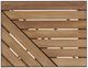 Tommy Bahama® Outdoor South Beach Dark Graphite Square End Table with Teak Top-1