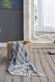 A & B Home Black/White Throw Blanket-4