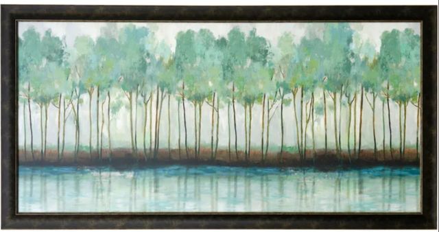 Stylecraft Black/Blue/Green Wall Art-0
