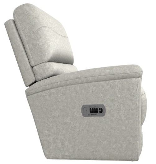 La-Z-Boy® Morrison Dove Power Rocking Recliner with Headrest and Lumbar-3