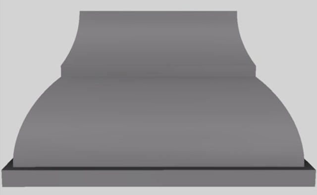 Vent-A-Hood® Designer Series 54" Gunsmoke Wall Mounted Range Hood-0