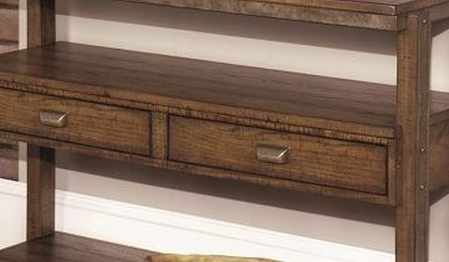 Null Furniture 1017 Umber Sofa/Media Table-1