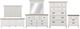 Liberty Furniture Allyson Park 5-Piece Charcoal/Wirebrushed White Queen Panel Bedroom Set-0