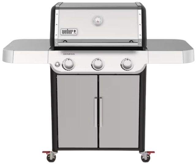 Weber® Genesis S-315 58" 3-Burner Stainless Steel Freestanding Liquid Propane Grill-0