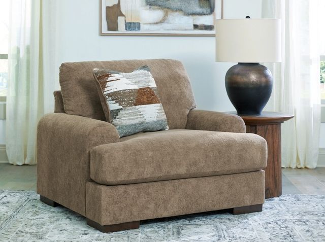Signature Design by Ashley® Jayne Park Pecan Chair and a Half-1
