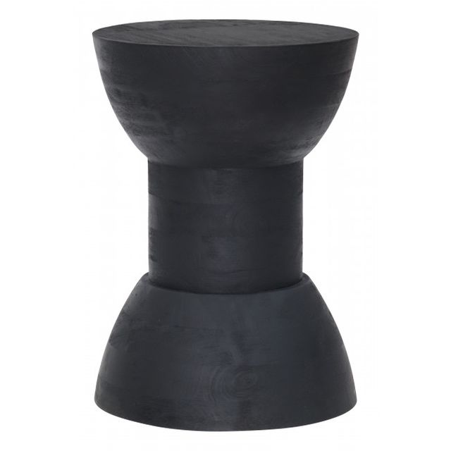 Zuo® Modern Wisdom Matte Black Table Stool-0