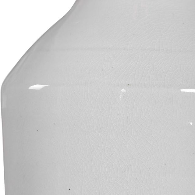 Uttermost® Dakota White Crackle Glaze Table Lamp-4