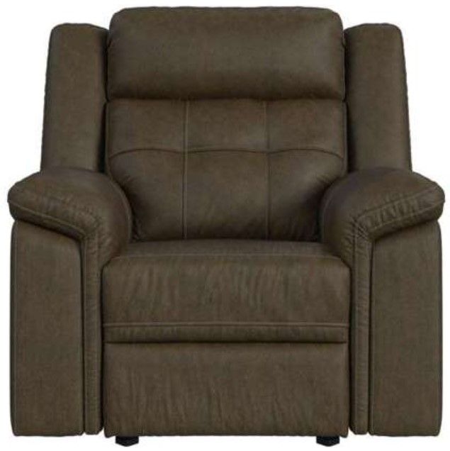 Elements International Epic Chestnut Manual Rocker Recliner-3