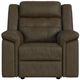 Elements International Epic Chestnut Manual Rocker Recliner-3
