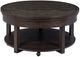 Liberty Furniture Weston Peppercorn Round Lift Top Cocktail Table-2