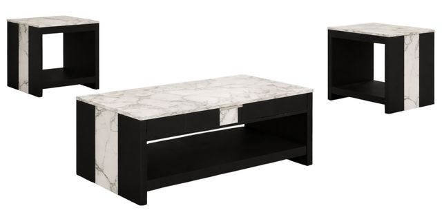 Crown Mark Rangley 3-Piece Black Occasional Table Set-0