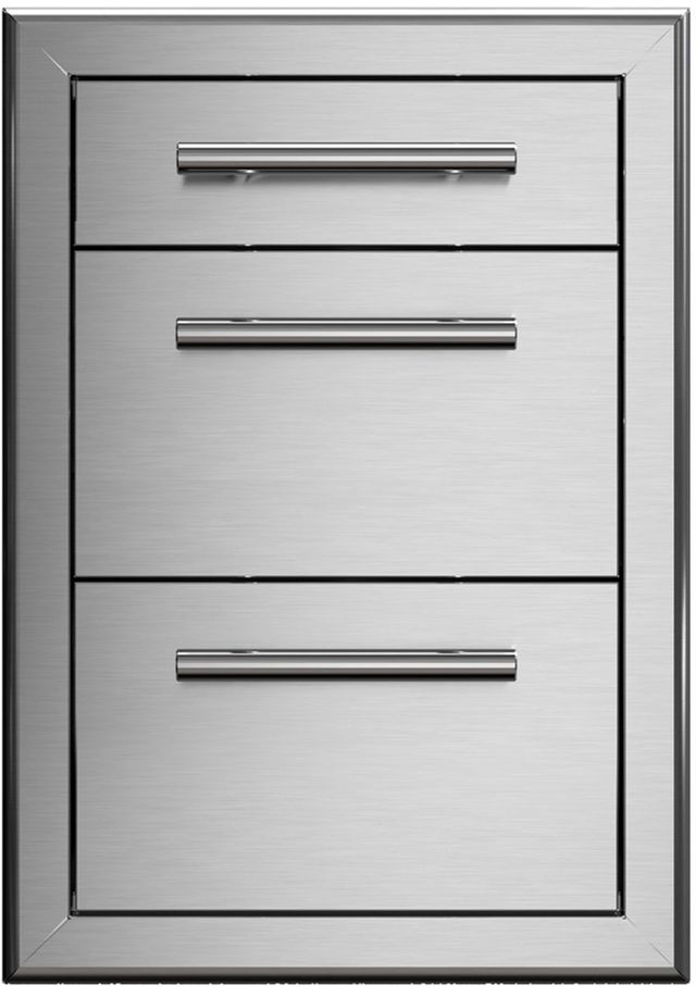 XO PRO-GRADE LUXURY 20" Stainless Steel Triple Drawer-0