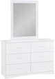 Mazin Furniture Galen White Mirror-1