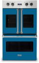 Viking® 7 Series 30" Alluvial Blue Professional Built In Double Electric French Door Wall Oven-0