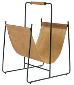 Signature Design by Ashley® Faronworth Black/Brown Leather Magazine Rack