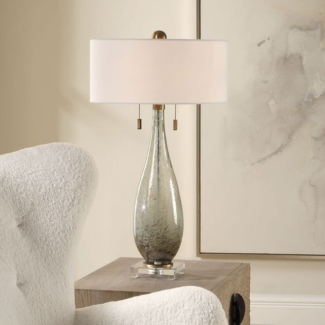 Uttermost® Cardoni Green Table Lamp-1