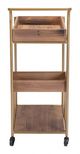 Zuo Modern Bar Brown/Gold Tray Cart-4