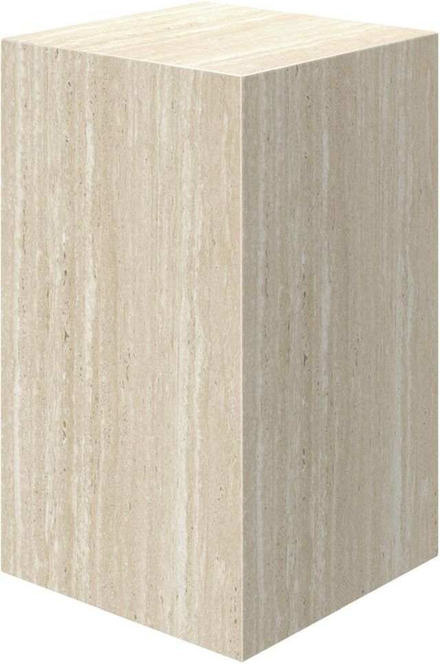 Worldwide Homefurnishings Inc. Artemis Travertine Tall Accent Table-0