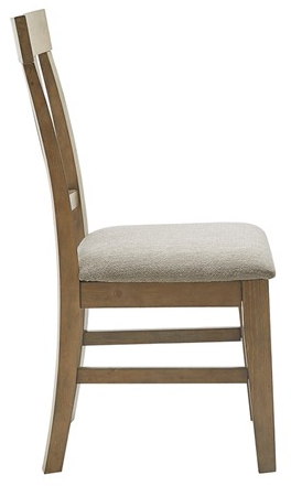 Olliix by Madison Park Sonoma Set of 2 Reclaimed Grey Dining Side Chair Set-1