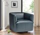 Stylus® Furniture Henri Verona Peacock Swivel Chair-3