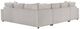 Homelegance® Myrtle 3-Piece Beige Sectional with Pull-out Bed and Hidden Storage-4