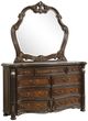 New Classic® Home Furnishings Bella Notte Mahogany Brown Dresser and Mirror-0