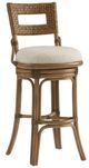 Tommy Bahama® Furniture Key Biscayne Bay Harbour Ivory/Taupe Swivel Bar Stool-0