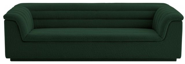 Meridian Furniture Cascade Green Boucle Fabric Sofa-1
