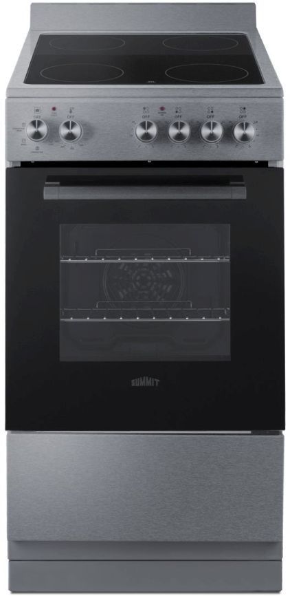 Summit® 20" Stainless Look Slide-In Electric Range-2