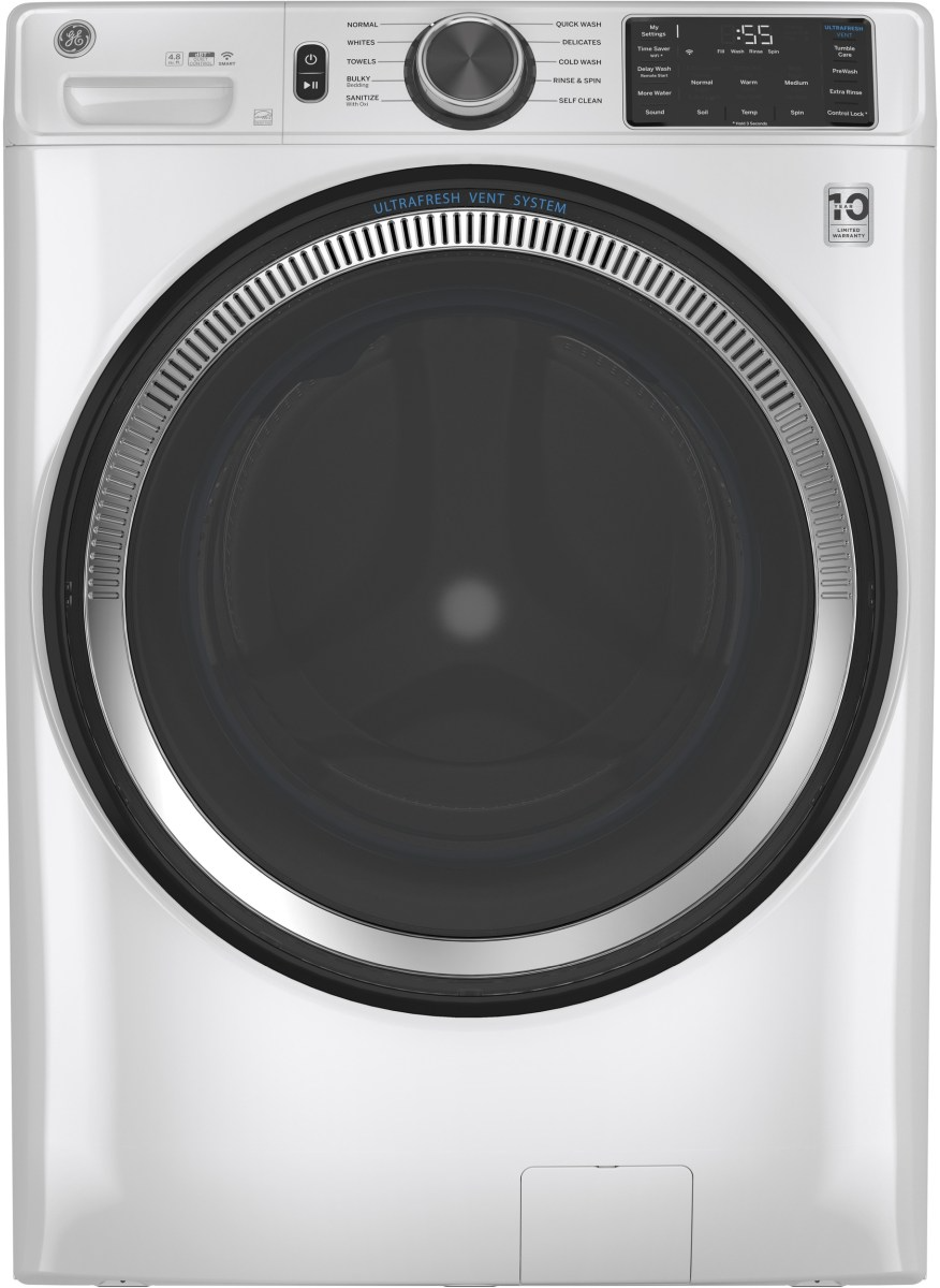 GE® 4.8 Cu. Ft. White Smart Front Load Washer | Heins Appliance and  Refrigeration