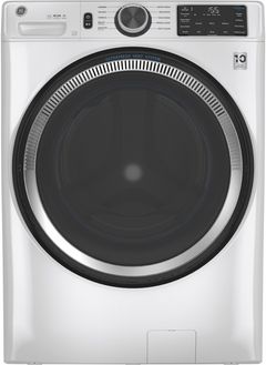 GE® 4.8 Cu. Ft. White Smart Front Load Washer
