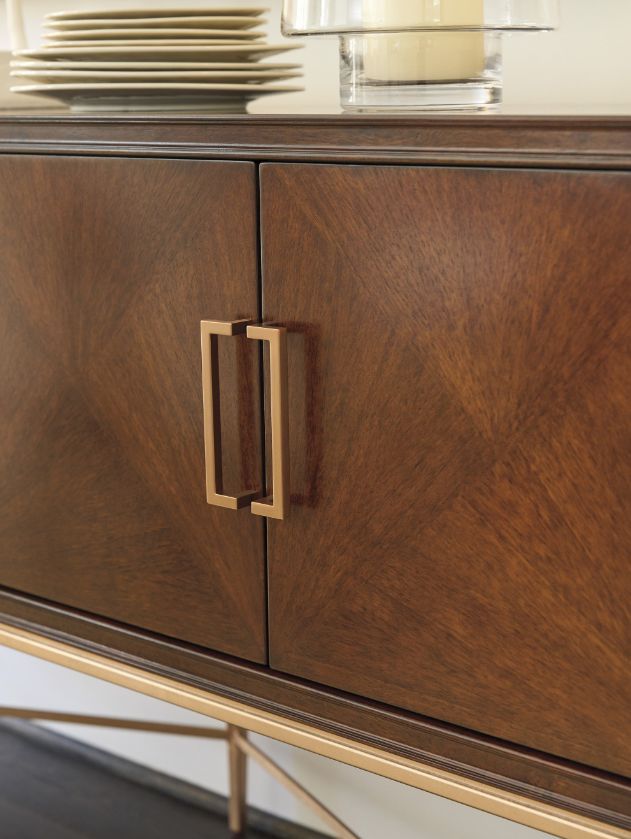 Lexington Home Rendezvous Stratford Brown/Rose Gold Sideboard-2