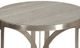 Crestview Collection Bengal Manor Shekler Gray Marble Top Accent Table with Antique Nickel Base-2