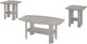 Monarch Specialties Inc. 3 Piece Gray Table Set-0