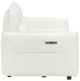 Michael Amini® Mia Bella 3-Piece Snow White Leather Power Reclining Sectional with Storage Console-3
